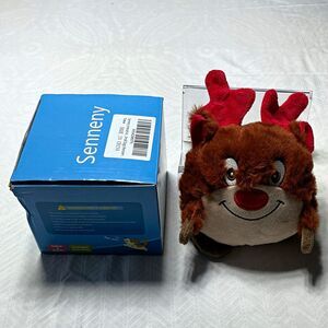 Senneny Interactive Plush Reindeer Stuffed Dog Toy w/ USB Cable SXQ-DOBBSYN